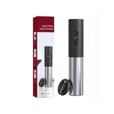 Imagem de Abridor vinhos saca rolhas eletrico automatico portatil - Multicoisa d