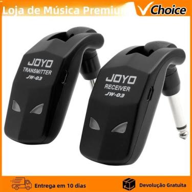 Imagem de Sistema De Guitarra Sem Fio Recarregável JOYO JW-03 Transmissor E Rece