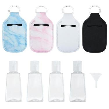 Imagem de Conjunto de 8 Suportes para Chaveiro com Garrafas IBEQUEM 30 ml