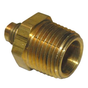 Imagem de LASCO Adaptador de latão de rosca macho 17-4813 1/4" por 3/8"