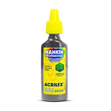 Imagem de Tinta Nankin 20 ml Acrilex Avulso Prata