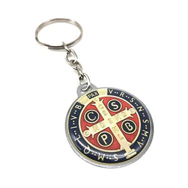 Imagem de Chaveiro Medalha De São Bento Colorido