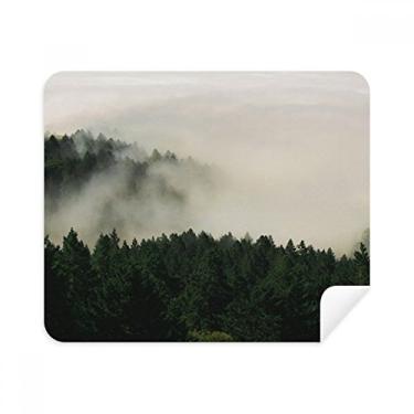 Imagem de Pano de limpeza de tela Mountain Fog Forest Cloud Sky 2 peças de tecido de camurça