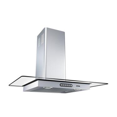 Imagem de Coifa De Parede 70cm Vidro Reto Duto Slim Fogatti Inox 110v