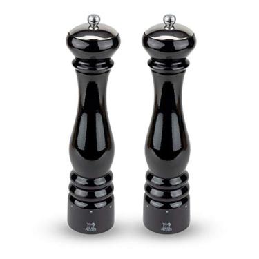 Imagem de Peugeot Paris Icone Pepper Mill and Salt Mill Set Black Lacquered, 12-Inches