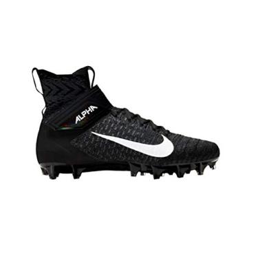 Imagem de Nike New Men's Alpha Menace Elite 2 Football Cleats Black/White/Grey Size 14 M