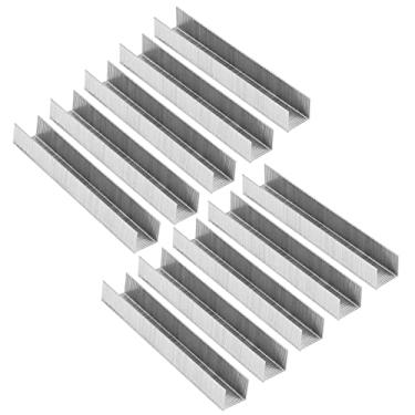 Imagem de de grampo Grampo, Prego de grampeamento de alta dureza Não é fácil de prender Melhora a eficiência de encadernação Penetração mais forte para escolas Escritórios Residências