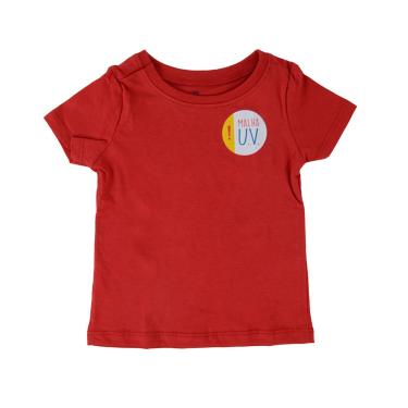 Imagem de Camiseta Infantil Feminino Malwee Vermelho - 100008