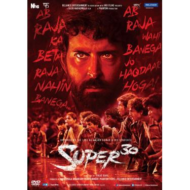 Imagem de Super 30 Hindi DVD Stg: Hrithik Roshan, , Mrunal Thakur, Anjali Chakrani [DVD]