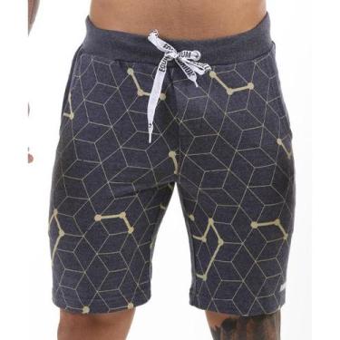 Imagem de Kit Com 4 Bermudas Shorts Moletom Masculinas Premium - Equilibrio - Eq