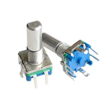 Imagem de Bolsen 5 pçs/Codificador Rotativo de Lote, Interruptor de Código/EC11/Potenciômetro Digital de Áudio, com Interruptor, 5 pinos, Comprimento da Alça 20 mm
