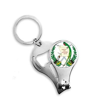 Imagem de Guatemala National Emblem Country Alicate de unha Chaveiro Abridor de Garrafas Cortador