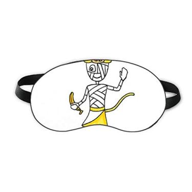 Imagem de Capa de sombra macia para noite com óculos de sol e olho de Hórus da Múmia do Egito