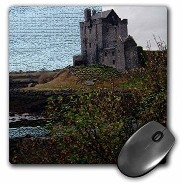 Imagem de 3dRose Mouse pad LLC 20 x 20 x 0,63 cm, Old Remnant of A Place in Ireland Texturizado e finalizado em pôster como desenho em uma colina por água (mp_44110_1)
