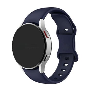 Imagem de Pulseira Sport Borboleta LTIMPORTS, compativel com Galaxy Watch 6 - Galaxy Watch 5 - Galaxy Watch 4 (Azul Marinho)