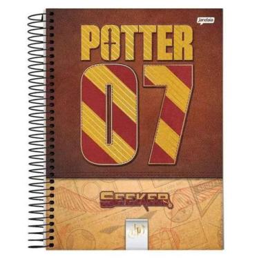 Imagem de Caderno Univ. 10 Matérias 200 Folhas Harry Potter - Jandaia