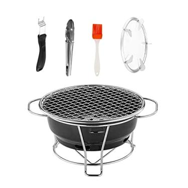 Imagem de ＫＬＫＣＭＳ para acampamento, portátil, carne de, antiderrapante, suporte para fogão doméstico, com rede para r, para, com suporte para panelas