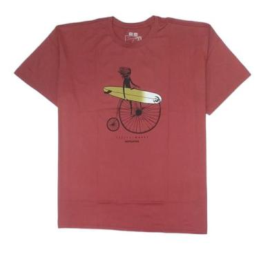 Imagem de Camiseta Perfect Waves Plus Size Estampa Ciclista