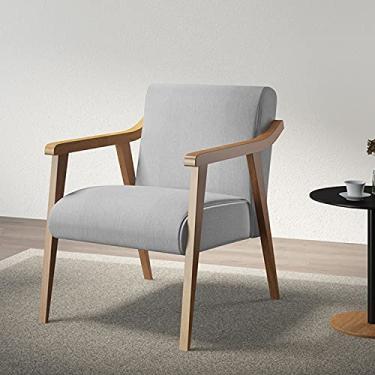 Imagem de Poltrona Decorativa com Tecido Lona Flavia-volttoni - Natural