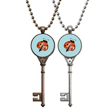 Imagem de OFFbb-USA Escaravelho Beetle Verisimilitude Lindo Colar Pingente Joias Decoração de Casal