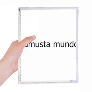 Imagem de Caderno Filipino Hello World Filipino com folhas soltas e agenda recarregável