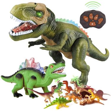 Dinossauro Articulado de Controle Remoto - Tiranossauro Rex - Com