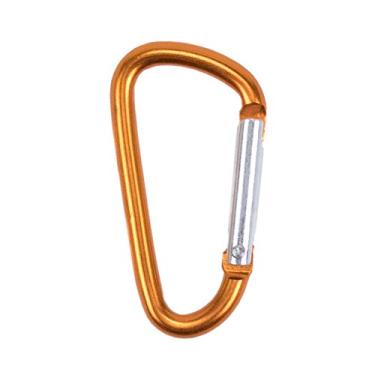 Imagem de Paracord Planet Porta-chaves com mini mosquetão de alumínio durável de 40 mm com mola - cores sortidas e tamanhos de pacote - caminhadas, viagens, em casa, no trailer, pesca, etc. (laranja,