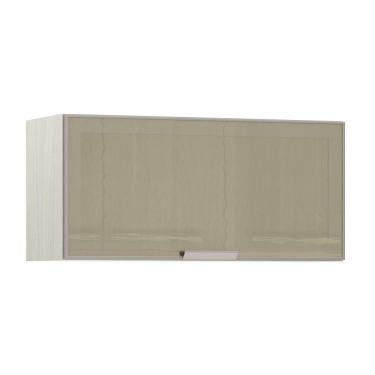 Imagem de Armário Basculante Luciane 80cm 1 Porta com Vidro Reflecta Bronze Lis