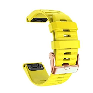 Imagem de TIOYW 26 20 22mm Pulseira de silicone para Garmin Fenix 6X 6 6S Pro 5X 5 5S Plus 3HR Enduro D2 Delta PX Easy Fit Quick Release Wirstband (Cor: K, Tamanho: Para Forerunner 935 945)