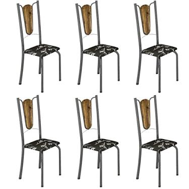 Imagem de Kit 6 Cadeiras Tubulares Júlia Soma Móveis