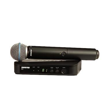Imagem de Microfone de Mão Sem Fio Shure BLX24/B58, Cápsula BETA58