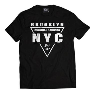 Imagem de Camiseta Skull Clothing Brooklyn NYC Masculina-Masculino