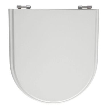 Imagem de Assento Sanitário Calypso Cinza Platina (Claro) Tampa para Vaso Incepa de Madeira Laqueada 