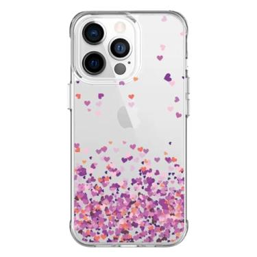 Imagem de Capa Capinha Anti Impacto para Iphone 11, 12, 13, 14, 15 e suas variações Modelo Corações Pink (Iphone 15 Pro Max)