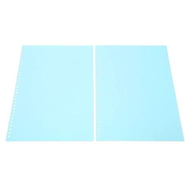 Imagem de Capa de Papel, 20 Peças A4 30 Furos Capa de Encadernação de Folhas Soltas Protetor de Papel de Folha de Plástico PP para Escritório, Máquina de Encadernação/selagem, Protetores