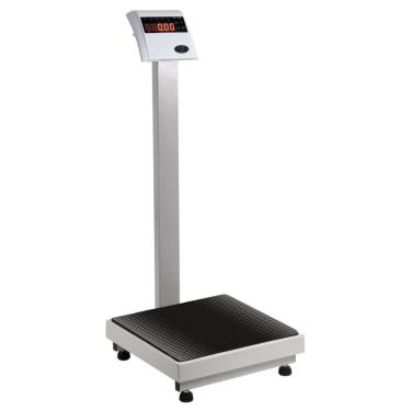Imagem de Balança Fitness Farmácia Academia Spa Clinica 200Kg Branca pés de borracha - Ramuza