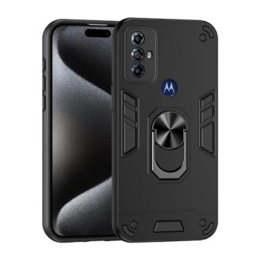 Imagem de Estojo anti-riscos Compatible with Motorola Moto G Play (2023) Phone Case with Kickstand & Shockproof Military Grade Drop Proof Protection Rugged Protective Cover PC Matte Textured Sturdy Bumper Cases