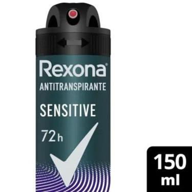 Imagem de Desodorante Antitranspirante Aerosol Rexona Sensitive 72h 150ml