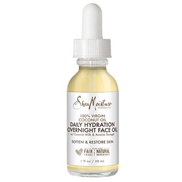 Imagem de 100% Virgin Coconut Oil Daily Hydration Overnight Face Oil by Shea Moisture for Unisex - 1 oz Oil