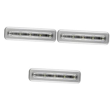 Imagem de Gadpiparty 3Pcs Lâmpada Para Luz Do Quarto Para Quarto Luz Do Banheiro Luz Operada Por Bateria Luz Do Sensor De Movimento Sem Fio Luz Do Guarda-Roupa Luz Das Escadas Luz Do Armário Lâmpada