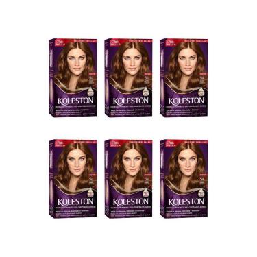 Imagem de Coloraçao Koleston 54 Castanho Dourado Acobreado-Kit C/6Un