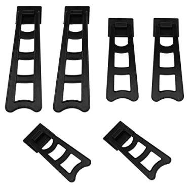 Imagem de Haidong Cavalete de porta-retrato suporte traseiro de plástico suporte traseiro 3 tamanhos para suprimentos de moldura de foto -6 peças