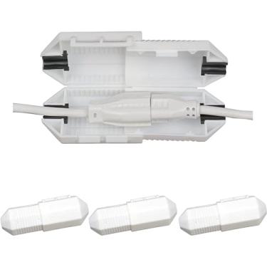 Imagem de Capa de segurança para cabo de extensão, protetor de conexão de plugue elétrico, luzes de corda de Natal e pátio, ferramentas elétricas, resistente ao clima, interno/externo