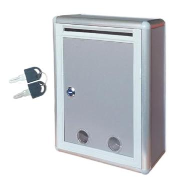 Imagem de Caixa de sugestões com cadeado, coleção de caridade, caixa de doação, cédula com fechadura, caixa de comentários para feedback, concurso, votação, grande