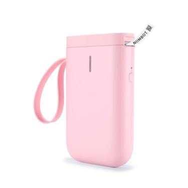 Imagem de Máquina de etiquetagem com fita NiiMbot D11 portátil sem fio conexão impressora de etiquetas, vários modelos disponíveis para almofada de telefone fácil de usar, organização de escritório Cor Rosa