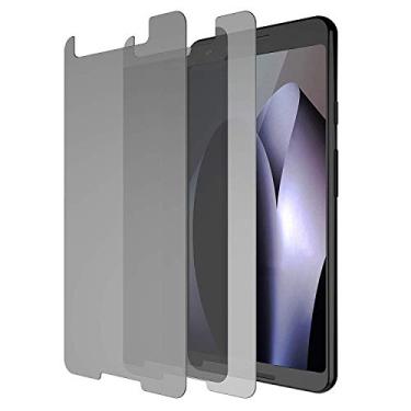 Imagem de UPONEW Protetor de tela de vidro de privacidade para Google Pixel 3 - [2 unidades] Vidro temperado frontal sem bolhas privacidade antiespião protetor de tela antiarranhões para Google Pixel 3 5,5
