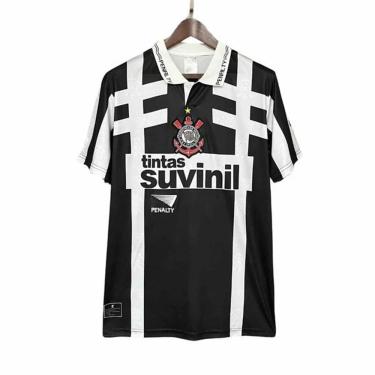 Imagem de Camisa Corinthians Retrô Away 1995/96 Suvinil Masculina