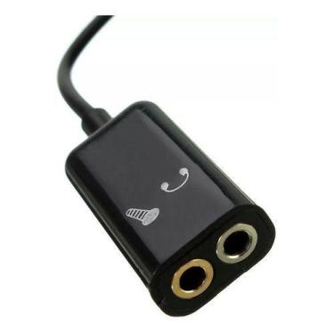 Imagem de Cabo Adaptador P3 X P2 Fone Microfone Lapela No Celular Bh - comprei o
