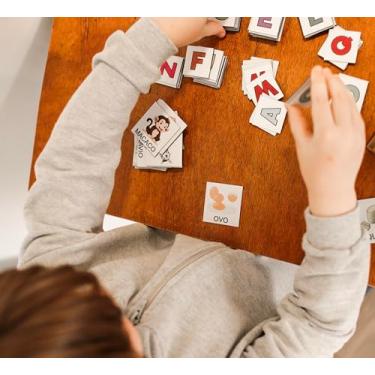 Imagem de Alfabeto Numérico Móvel Ilustrado - PVC/madeira MDF