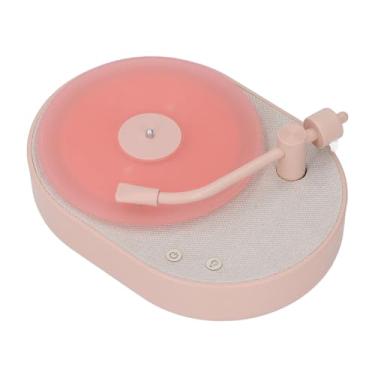 Imagem de Alto-falante Bluetooth Com Luz Noturna e Difusor de Aromaterapia, Alto-falante Sem Fio Portátil Estilo Toca-discos, Reprodutor de Música para Decoração de Escritório Doméstico